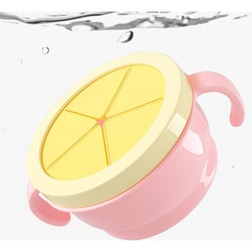 Baby Snacks Bowl Children Kids Food Storage Dishes Anti Spill Baby Solid Feeding Plate Tableware Baby Feeding Stuff