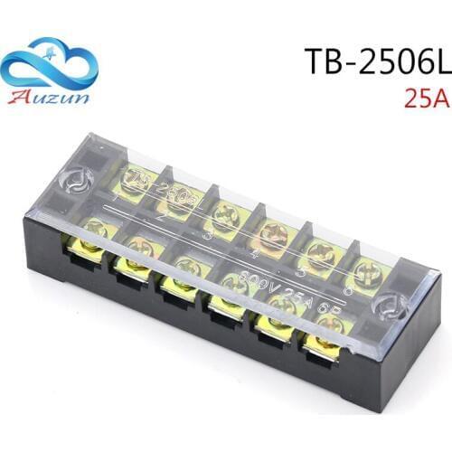TB-2506L connection terminal discharge current 25A connection flame retardant wire connector 6P bit fixed