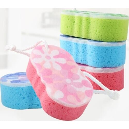 Bath Sponge Massage Multi Shower Exfoliating Body Cleaning Scrubber Cleaning