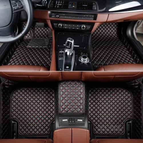 Customized car floor mats for BMW X6 E71 E72 F16 5 7 series E65 E66 F01 F02 G11 G12 E39 E60 E61 F10 F11 F07 G30 G31 carpet rugs