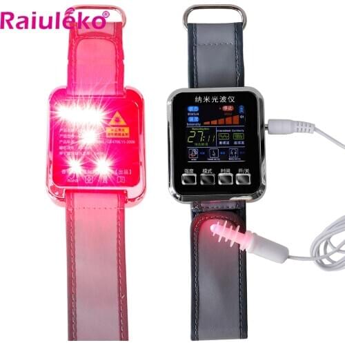 Laser Physiotherapy Wrist Watch Diabetic Wrist Watch For Rhinitis Hypertension Treatment Thrombosis Cholesterol Laser Therapy