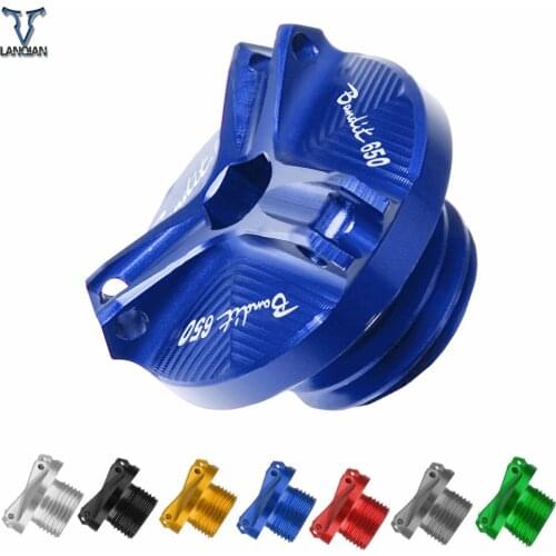 For SUZUKI BANDIT 650 2005 2006 2007-2016 Motorcycle Accessories Aluminum Motorbike Engine Oil Cup Plug Sump Cap Cover Engine