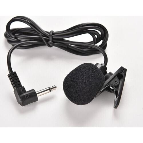 3.5mm Right Angle Plug PC Desktop Mic Microphone Mini 3.5 mm Tie Lapel Lavalier Clip On Microphone for Lectures Teaching