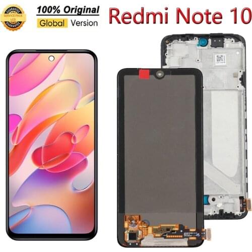 Original AMOLED 6.43" Screen For Xiaomi Redmi Note 10 Note10 LCD With Touch Screen Digitizer For M2101K7AI M2101K7AG LCD Display