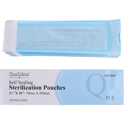 200pcs/box Self Sealing Sterilization Pouches Disposable Medical Grade Bag Tattoo Lab Tools Storage 3 Sizes