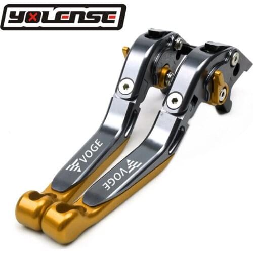 For LONCIN VOGE 500R 300R 300RR 300AC (ABS version please note) Motorcycle Folding Extendable Adjustable Brakes Clutch Levers