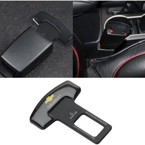 1/2Pcs Metal Car Interior Seat Belt Clip Safety Belt Plug For Chevrolet Cruze Captiva Colorado Spark Malibu Trax Aveo