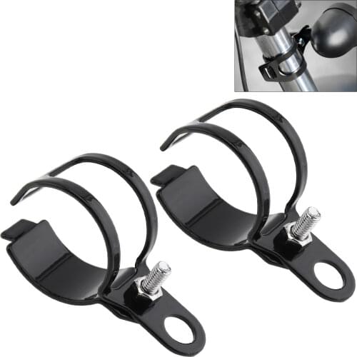 2Pcs/Lot 27-36mm Motorcycle Mount Turn Signal Bracket Flasher Bracket Blinker Indicator Holder Fork Mount for ATV Scooter Yamaha