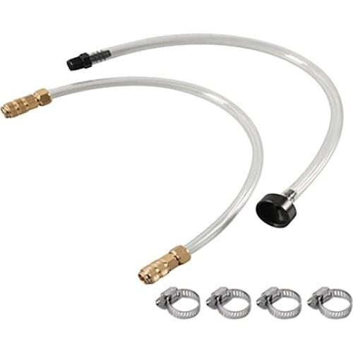 2 Pack Boat Bleed Tube Kit Filler Tube Kit Bridge Tube for Seastar Hydraulic Steering Systems HA5438, with 4 Buckles