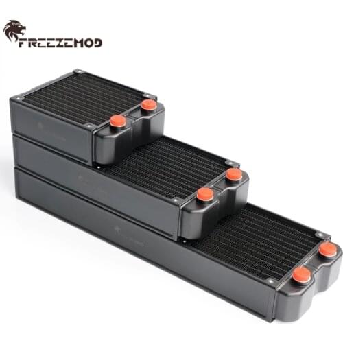240 Heatsink Aluminum 45MM Thick Double-layer 360 Radiator For Computer Beauty Industrial Equipment Compatible with 120 Fans