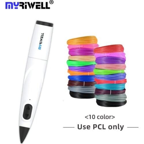 Myriwell 3d Printing Pen 3D Drawing 1.75mm PCL Filament For Kids/Adults Creative Design with USB Toys Gift 3D Printer Pen Hobby
