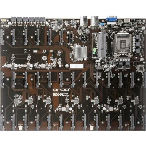 B250-D32-D3 motherboard 32-bay Chia dedicated mining machine server motherboard