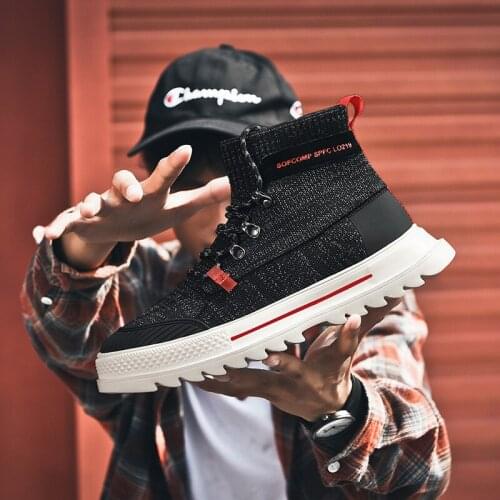 Boot casual ankle high on shoes man cloth chelsea scarpe boots summer for uomo classic lightweight cowboy dress red black mesh