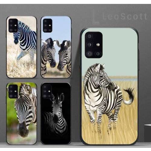 Animal zebra Phone Case For Samsung galaxy S 7 8 9 10 20 edge A 6 10 20 30 50 51 70 note 10 plus