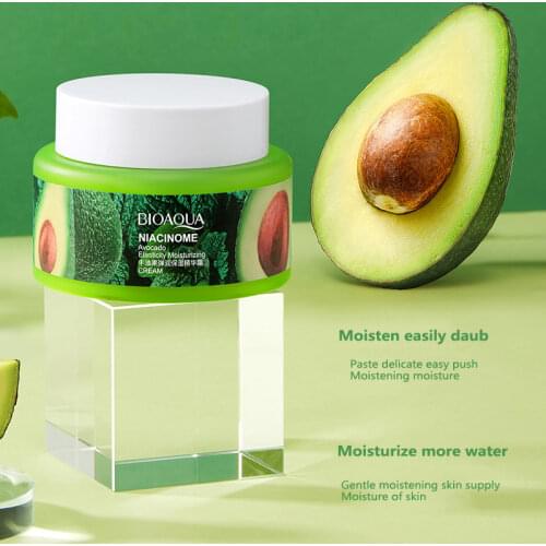 50g Avocado Bioaqua Day Face Cream Moisturizers Deep Hydration Crema Para Manchas De La Cara Lifting Facial Firming Korean