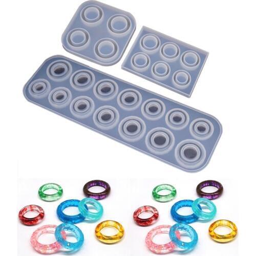 Ring mirror silicone DIY epoxy mold necklace pendant jewelry accessories appliances