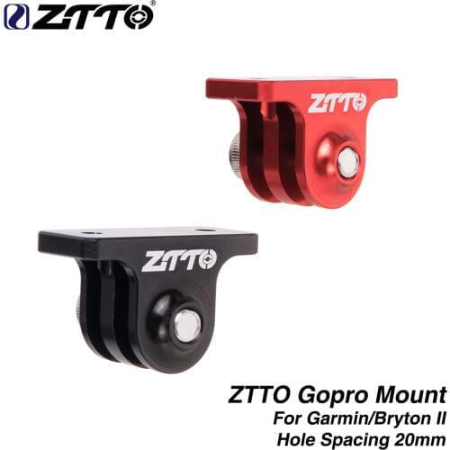 ZTTO GoPro Mount For Original Garmin Bryton II 2 igpsport Out-front Bike Computer GPS Combo Holder Handlebar Camera Adapter