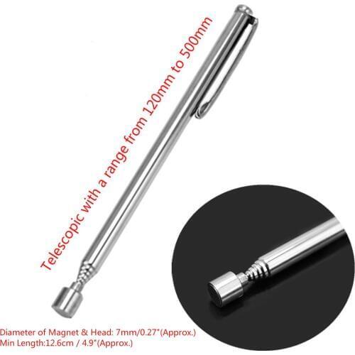 Mini Portable Telescopic Magnetic Magnet Pen Handy Tool Capacity For Picking Up Nut Bolt Extendable Pickup Rod Stick