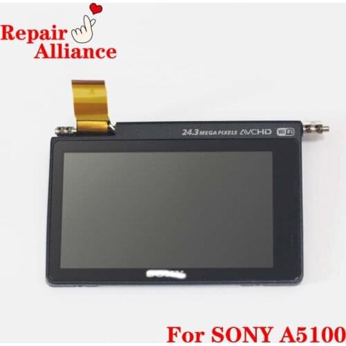 New LCD Touch Display Screen assy with Shell repair parts for Sony A5100 ILCE-5100 Camera
