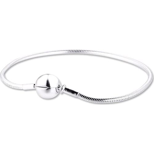 QANDOCCI Bracelet Essence Snake Chain Bracelets for Women Pulseira Feminina Masculina Pulseras Mujer Silver 925 Sterling jewelry