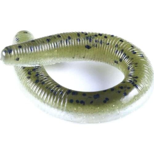 Fishing Lure Earthworm Soft Lure Two-color 11.5cm/5.5g 6PCS