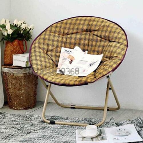 Folding lounge chair balcony lounge chair home lunch break siesta back chair lazy chair bedroom bedroom single sofa