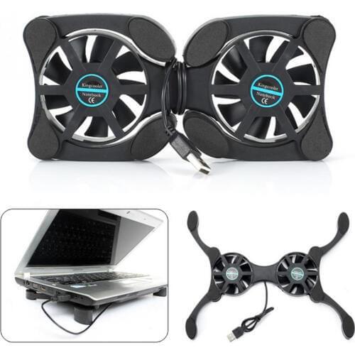Foldable USB Laptop Cooling Pads With Double Fans Mini Octopus Notebook Cooler Cooling Pad For 7-15 inch Notebook Laptop