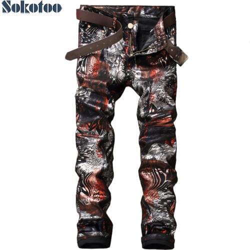 SOKOTOO Mens Leather Pants