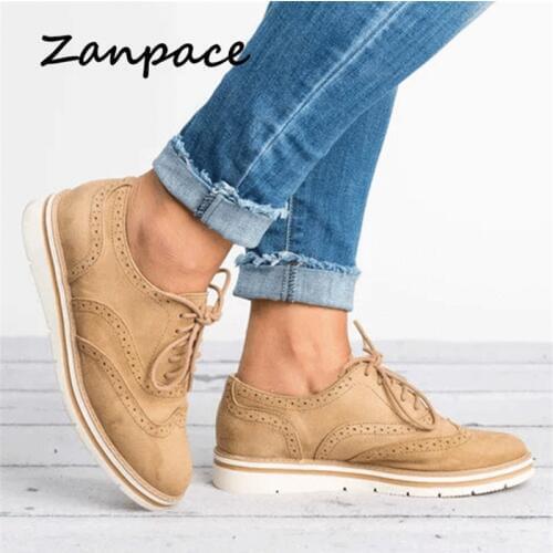 ZANPACE Women's Oxfords