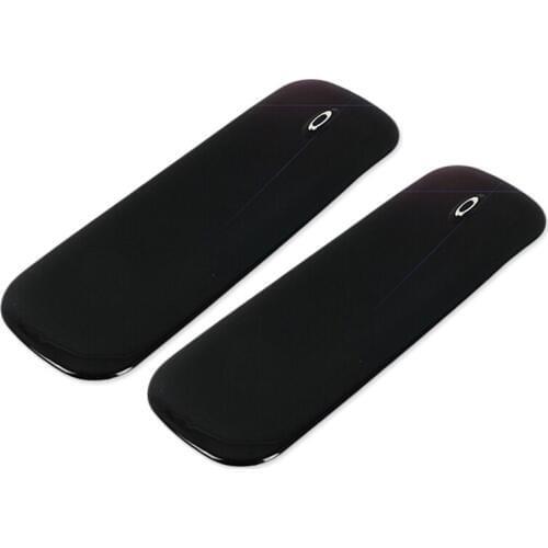 2pcs Black 300*100*5mm Brand New And High Quality Front Rear Bumper PVC rubber Pad Protector Left & Right Corner Cover Guards