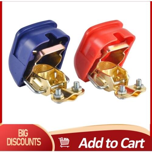 1pc 12V Quick Release Battery Terminals Clamps Auto For Car Vehicle Caravan Boat Charging Auto Replacement Parts Car Accessories