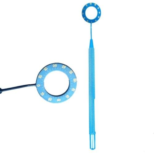 1pcs Mendez degree gauge Rings ophthalmic eye instrument surgical ophthalmic instruments