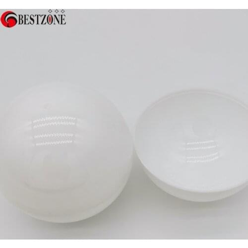 100Pcs/Lot Diameter 75 MM 3'' Strong White Empty Plastic Capsules Toy Balls Container Round For Vending Machine