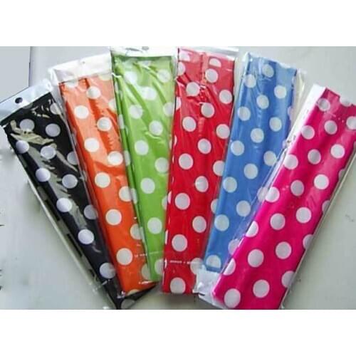 12pcs Polka Dot prints Headbands Nylon Stretch Headwear 2" x 8" --Free Shipping