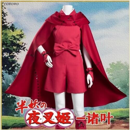 Anime! Inuyasha Yashahime: Princess Half-Demon Moroha Lovely Uniform Cosplay Costume Halloween Carnival Party Suit For Women NEW