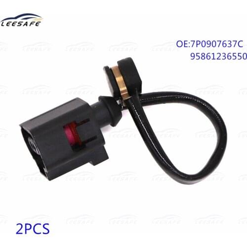 2PCS Rear Axle Brake Pad Wear Sensor for VW Touareg 7P5 7P6 PORSCHE Cayenne 92A Panamera 970 OEM NO 7P0907637C 95861236550