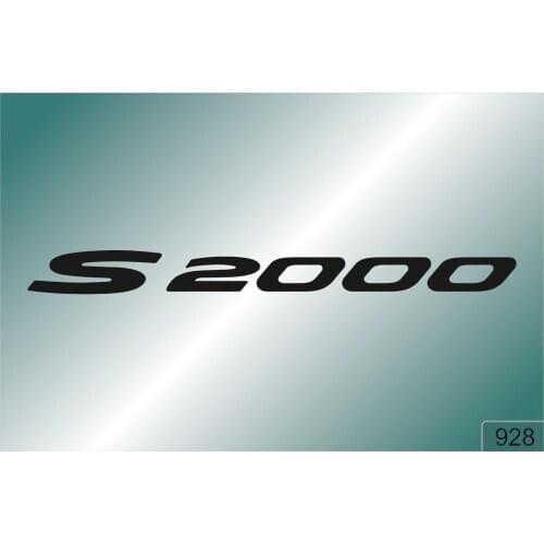 For S2000 -2 pcs. stickers HIGH QUALITY DECALS different colors 928