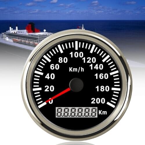 Motorcycle GPS Speedometer 85mm 200km/h Digital GPS Gauge Meter waterproof Speed Gauges for Auto Boat Car Truck with Backlight