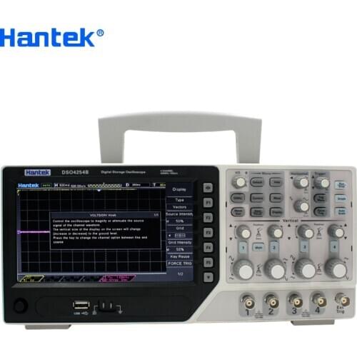 Hantek Official DSO4254B Digital Oscilloscopes USB 250MHz 4 Channels PC Handheld Portable Osciloscopio Portatil Diagnostic-tool