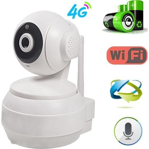 3G 4G GSM SIM Card IP Camera Wifi 1080P HD CCTV Camera Home de seguranca Surveillance Baby Monitors Battery 2-Way Audio PTZ Cam
