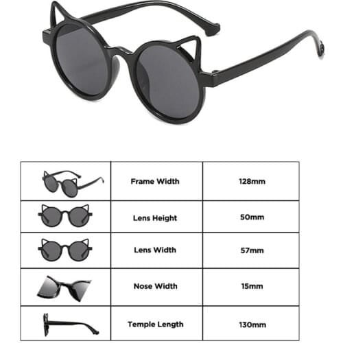 Summer Cute Sunglasse Animal Cartoon Cat Ear Outdoor Children Lovely Vintage Sunglasses Protection Classic for Kids Teenager