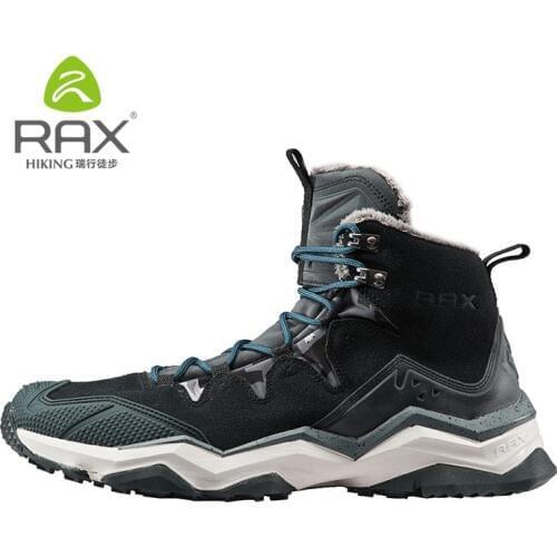 RAX New Winter Mens Boots Warm Wool Sneakers Outdoor Unisex Athletic Sport Shoes Comfortable Running for women Shoes Sales