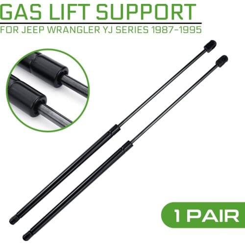 Car Rear Window Glass Gas Spring Shock Lift Rod Arm Bar For Jeep Wrangler YJ Series 1987 1988 1989-1995 YJ 644MM Struts Support
