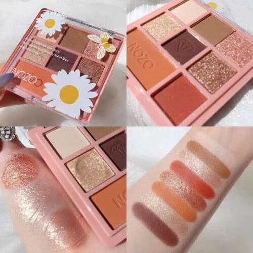 Matte Eyeshadow Pallete 8 Color Metallic Shimmer Glitter Maquiage Eye Shadow Palette Pigmented Diamond Makeup Palette Cosmetic