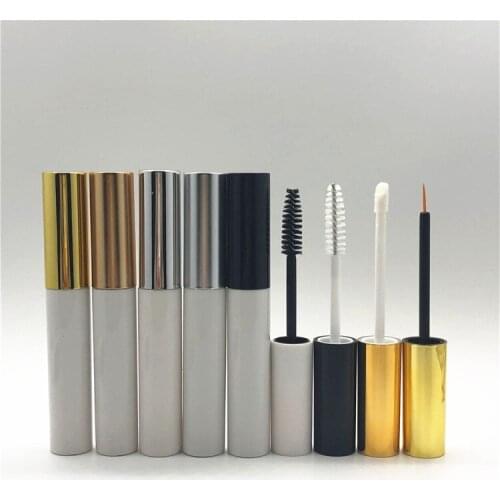 Private Lable 10ml Plastic Lip Gloss Tube, Mascara Tube, Small Lipstick Tube, Eyeliner Tubes, Sample Cosmetic Container DIY