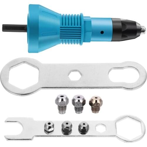 Durable 1 Set Nail Gun Conversion Tool Electric Cordless Riveting Gun Adapter Insert Nut Adapter Riveter Drill Tools Kit