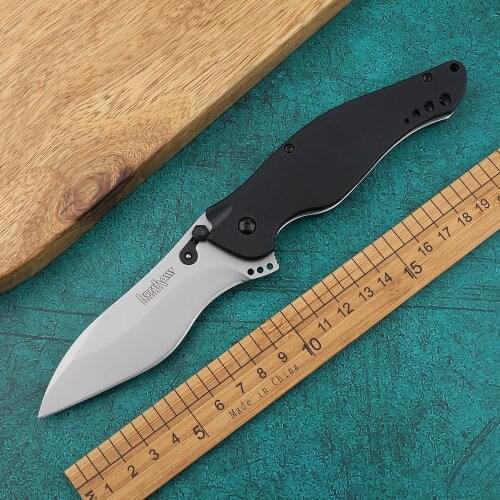 Kershaw1595 folding pocket outdoor camping hunting knife 8CR13 blade G10 handle Tactical Survival Utility fruit knives EDC tools