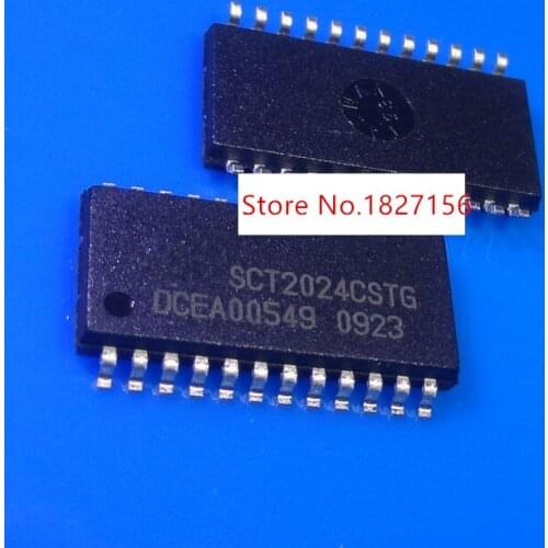 1PCS SCT2024CSTG SCT2024CST SCT2024 SOP24 Brand in stock Driver; LED controller; 5÷30mA; Channels:16; 3÷5.5V; SSOP24-1.0 IC NEW