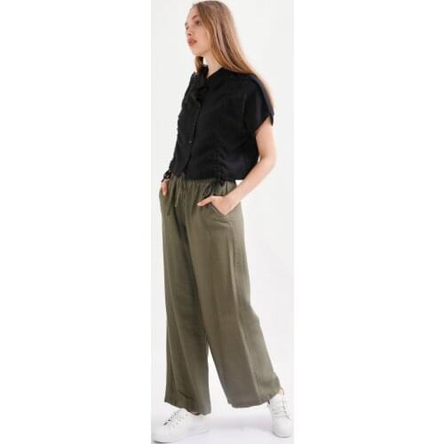 WATHKA Women's Cropped Trousers