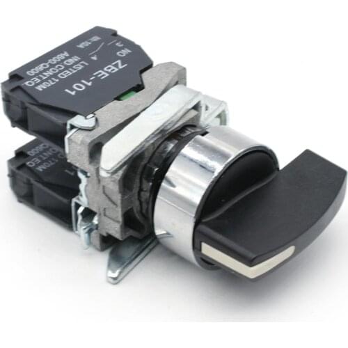 XB4-BJ53 Long handle self-locking button switch automatic reset button switch 22mm plastic switch